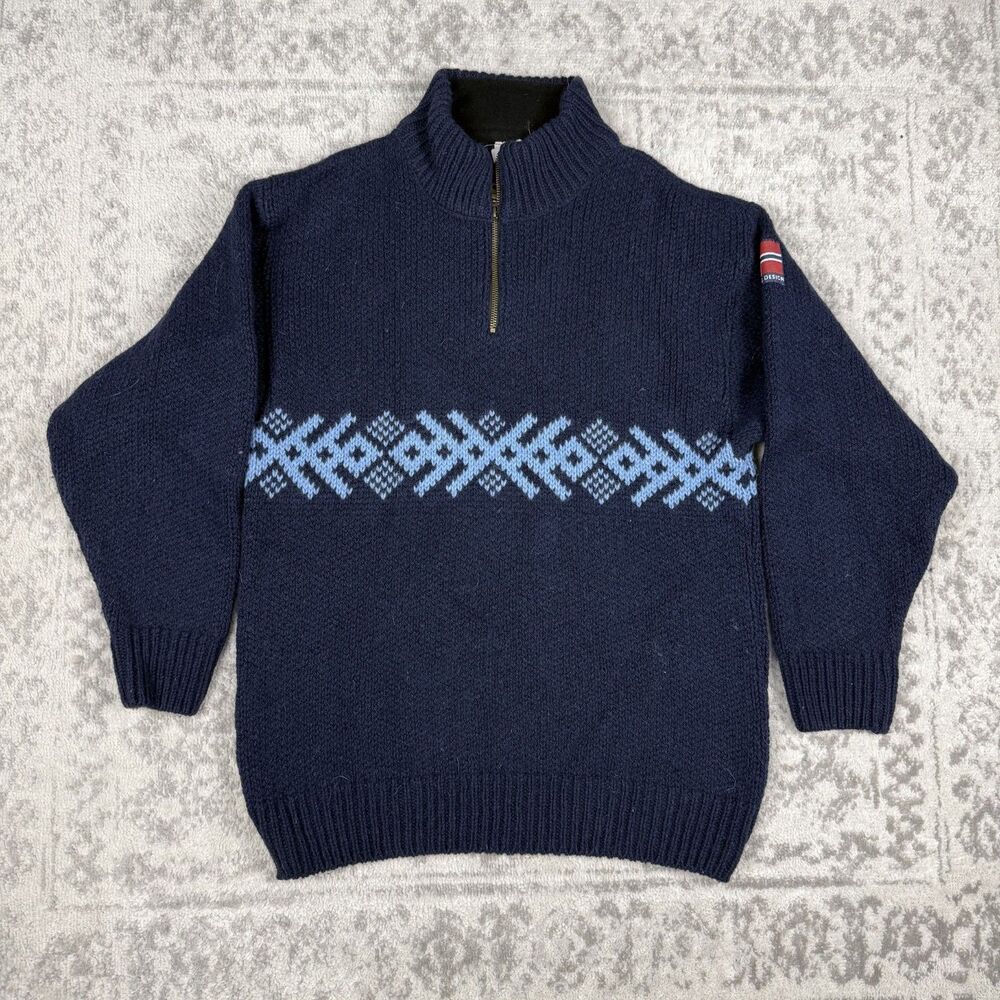 ASA GJESTAL SPINNERI Norway Nordic Pullover Jumper Sweater Men Size Medium